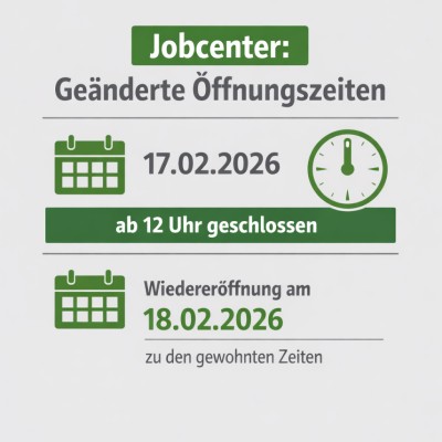 Pforzheim: Jobcenter am Fastnachtsdienstag ab 12 Uhr geschlossen